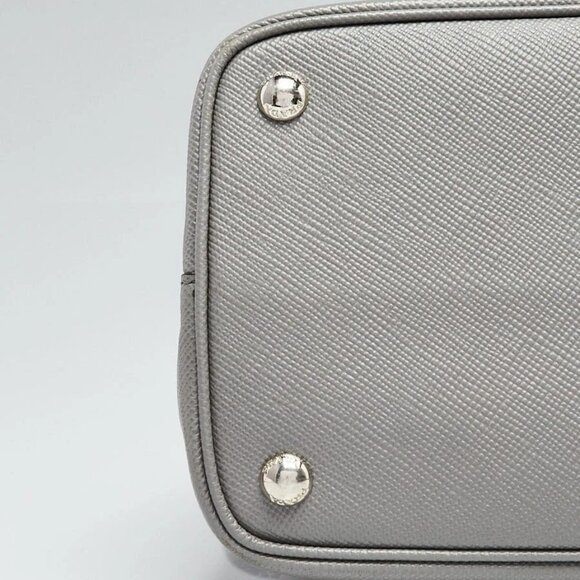 Prada Marmo Saffiano Lux Leather Double Handle Small Tote Bag - Picture 11 of 12